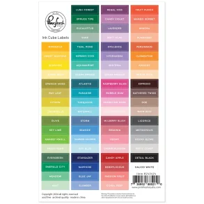 Ink Cube Labels PinkFresh Studio