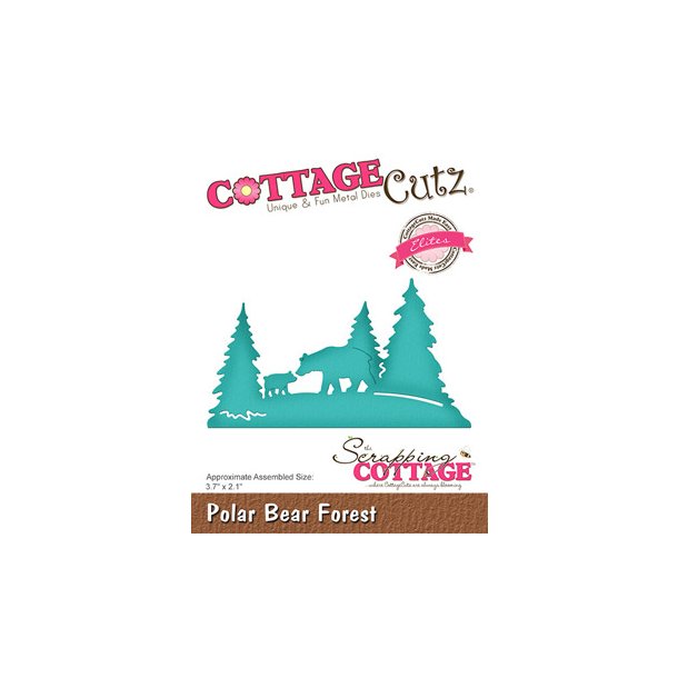 Die CCE-600 Polar Bear Forest Cottage cutz -D21