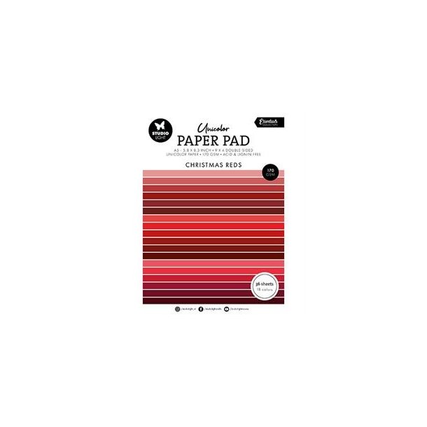 Studio Light Paper Pad Christmas Reds SL-ES-UPP205 A5