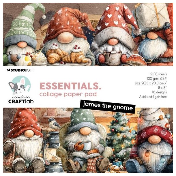 Collage Paper Pad James the gnome CPP495