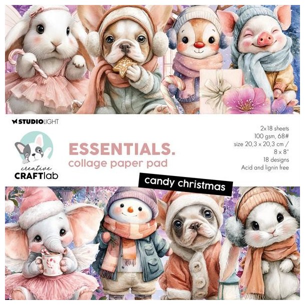 Collage Paper Pad "Candy christmas CPP497