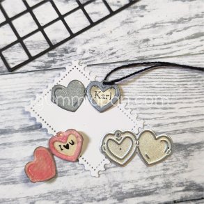 Die Berlock med Hj�rta gummiapan 