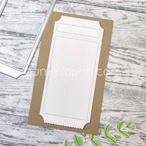 Die SlimLine Ticket gummiapan 