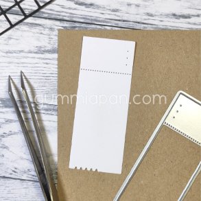 Die Journaling Ticket gummiapan 