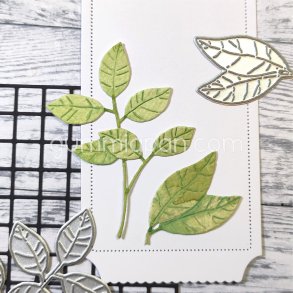 Die Bladverk gummiapan 