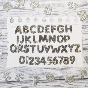 Die Alfabet Ballongbokst�ver gummiapan 