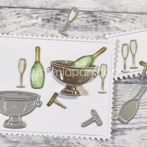 Die Litet Champagneset gummiapan 