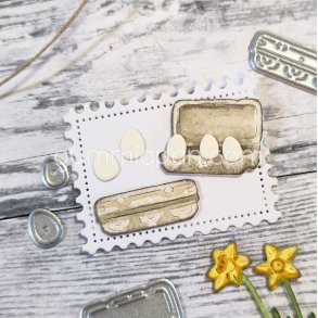 Die �ggkartonger gummiapan 