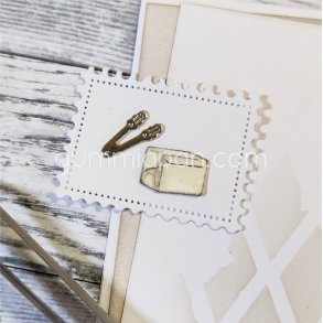 Die Liten kakbox med t�ng gummiapan