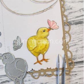 Die Kyckling & Fj�ril gummiapan 