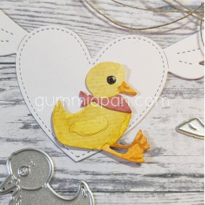 Die Anka med scarf gummiapan 