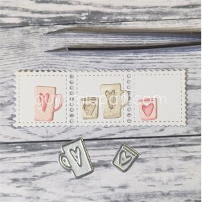 Die Hj�rtliga Koppar gummiapan 