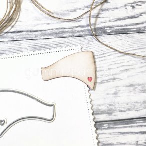 Die Hj�rtlig Banner gummiapan 