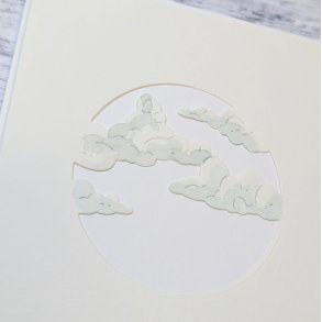 Die Moln i Cirkel gummiapan 