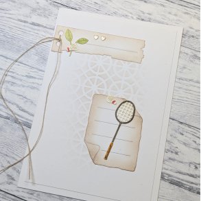 Die Badminton Set gummiapan 