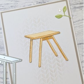 Die Skrivbord gummiapan 