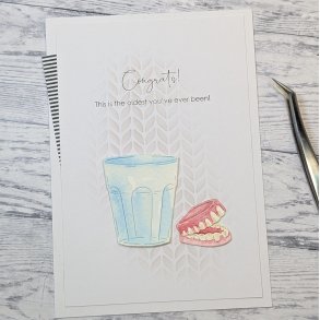 Die Glas med L�st�nder gummiapan 