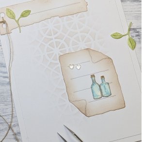 Die Sm� Glasflaskor gummiapan 