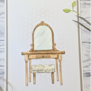 Die Romantiskt Sminkbord gummiapan 