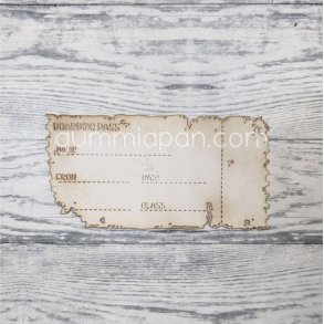 Die Slitet Boarding Pass gummiapan