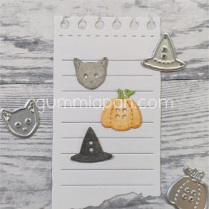 Die Halloweenknappar gummiapan