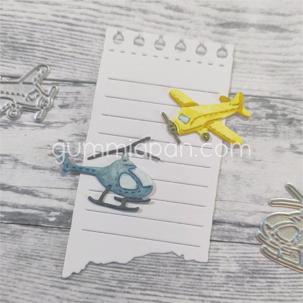 Die Flygplan &amp; Helikopter gummipan