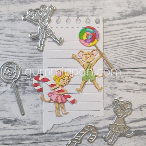 Die M&ouml;ss med Godis gummiapan