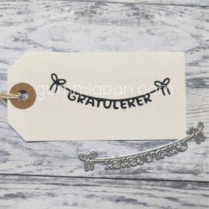 Die Gratulerer p� Tr�d gummiapan