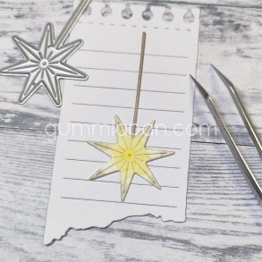 Die Adventsstj&auml;rna gummiapan