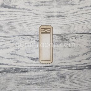 Die Liten Hj�rtlig Biljett gummiapan