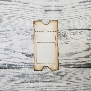 Die Sliten Biljett med Hj&auml;rta gummiapan