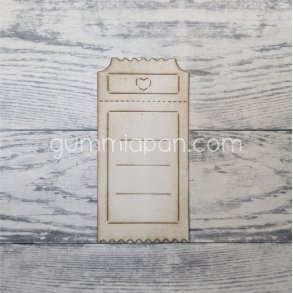 Die Stor Biljett med Hj�rta gummiapan