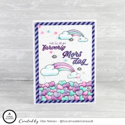 Three Scoops Stempelst Rainbow Wishes