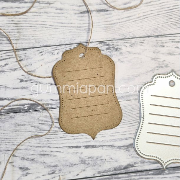 Die Linjerad Tag gummiapan 