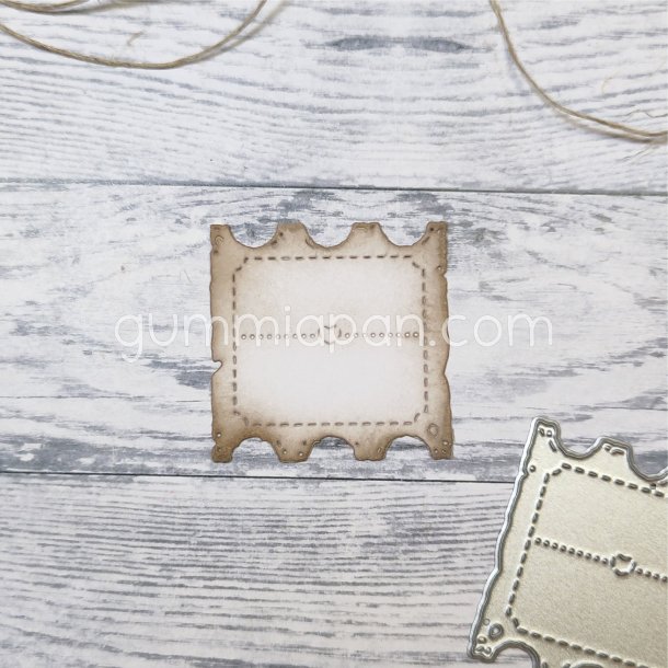 Die Kort Hj�rtlig Biljett gummiapan