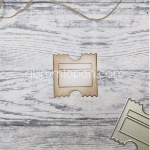 Die Klassisk Biljett gummiapan 