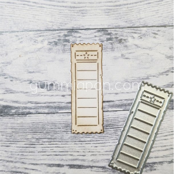 Die Sliten Biljett med Stj�rna gummiapan 