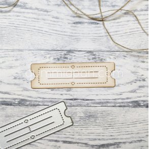 Die Biljett med dubbla Hj�rtan gummiapan 