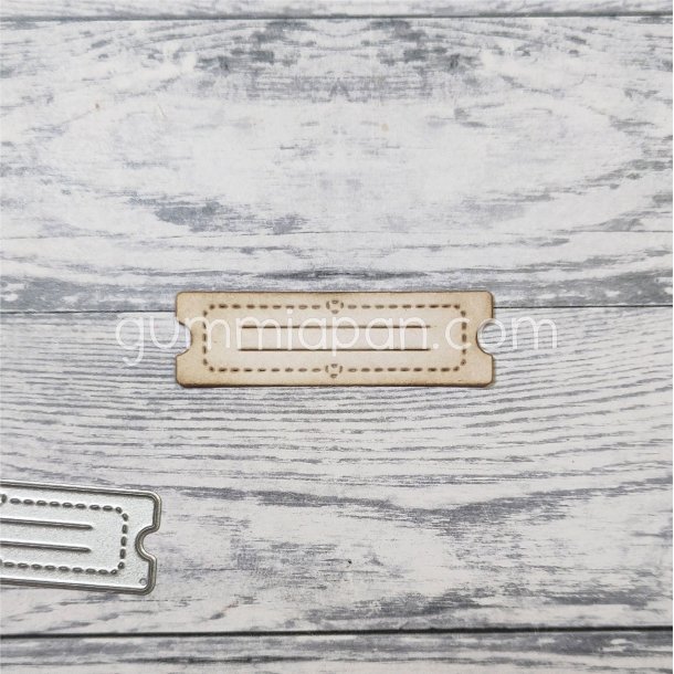 Die Liten Biljett med dubbla Hj�rtan gummiapan 