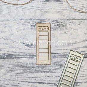 Die Liten Biljett med Stj�rna gummiapan 