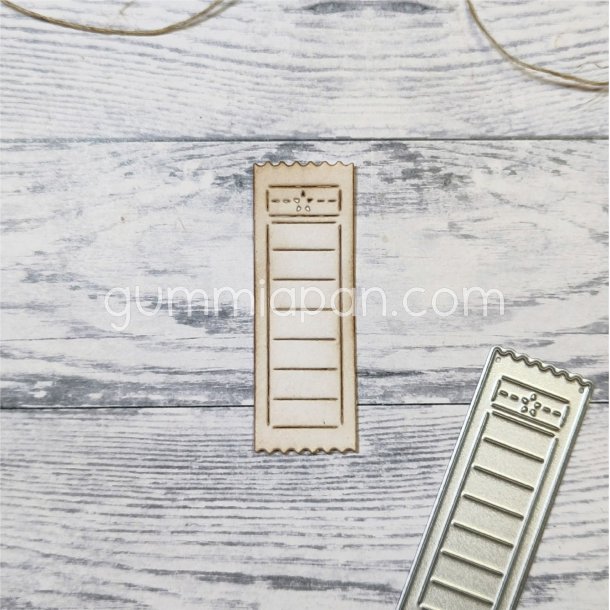 Die Liten Biljett med Stj�rna gummiapan 