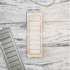 Die L�ng Sliten Biljett med Stj�rna gummiapan 