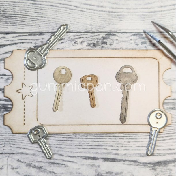 Die Tre Nycklar gummiapan 