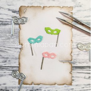 Die Maskeradmasker gummiapan 