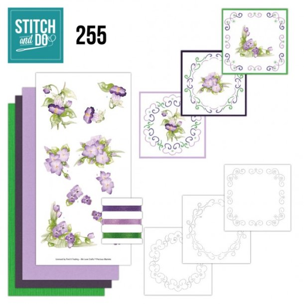 Stitch and Do nr. 255 Purple Blossom