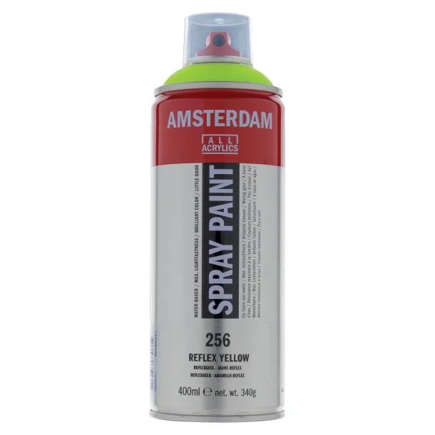 AMSTERDAM Spray paint 400 ml Reflex Yellow 256