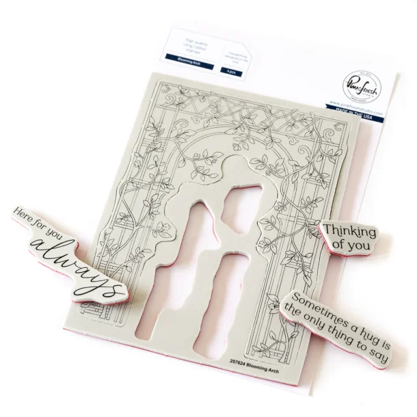 Blooming Arch stamp PinkFresh Studio