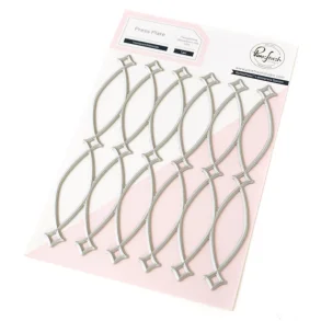 Interlaced Diamonds press plate PinkFresh Studio