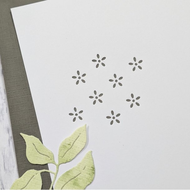 Die Textur med Blommor gummiapan FORUDBESTILLING