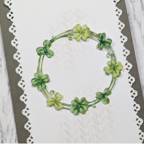 Die Kl�verkrans gummiapan 